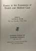 Essays in the economics of health and medical care (Human behavior and social institutions). Victor R. Fuchs