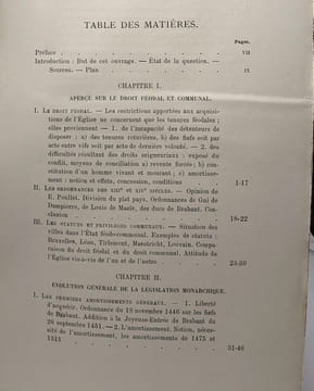 Les Lois sur la Mainmorte dans les Pays-Bas Catholiques. Étude sur l'édit du 15 septembre 1753 ses précédents et son exécution. Koerperich Richard