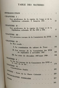 Belgique et Congo: L'élaboration de la charte coloniale / coll. Notre passé
