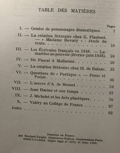 Créations en Littérature. Racine Chateaubriand Michelet Balzac Musset Flaubert Mallarmé