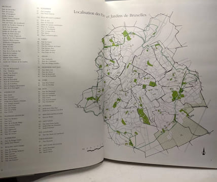 Parcs et jardins de Bruxelles - région de Bruxelles Capitale. Boulanger-Français Jacques