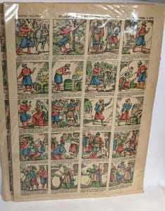 Le lézard d'or / La princsse printanière + La belle au bois dormant / Histoire d'Ali-Baba et des 40 voleurs --- imagerie d'épinal 886/1173 + 1109/1076