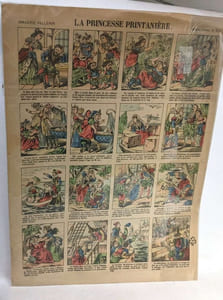 Le lézard d'or / La princsse printanière + La belle au bois dormant / Histoire d'Ali-Baba et des 40 voleurs --- imagerie d'épinal 886/1173 + 1109/1076