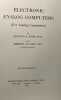 Electronic analog computers - second edition. korn