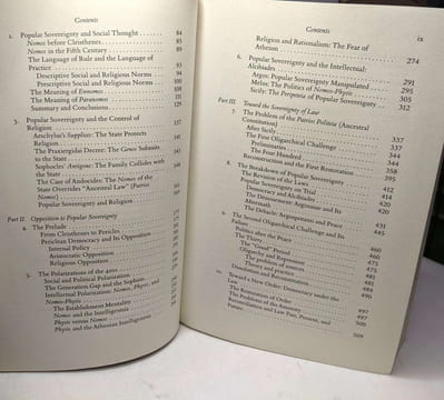 From Popular Sovereignty to the Sovereignty of Law: Law Society and Politics in Fifth-Century Athens. Ostwald Martin