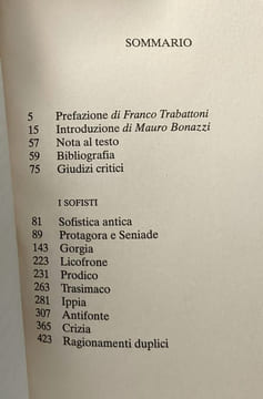 I sofisti (BUR Classici greci e latini). Aa.vv