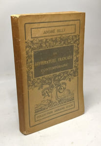 La littérature française contemporaine