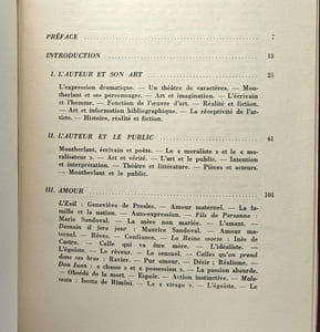 Existence et imagination. Essai sur le théâtre de Montherlant