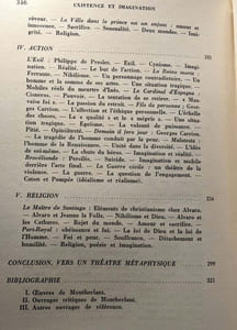 Existence et imagination. Essai sur le théâtre de Montherlant