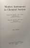 Modern instruments in chemical analysis -first edition. biffen seaman