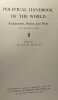 Political handbook of the world - parliaments parties and press. walter H. Mallory