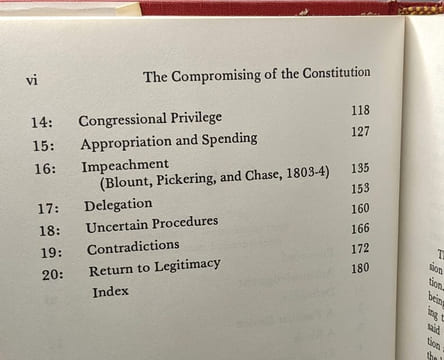 Compromising of the Constitution: Early Departures. Tugwell Rexford Guy