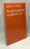 An Introduction to Islamic Law. Schacht J