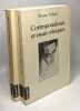 Correspondance et essais critiques + Les boutiquese de cannelle - 2 livres. Bruno Schulz