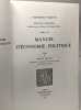 Manuel d'économie politique. Oeuvres complètes. Tome VII. Préface de Roger Dehem. Vilfredo Pareto