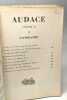 Audace - recueil littéraire trimestriel VOL. 33 Octobre 1961. Collectif Crahay