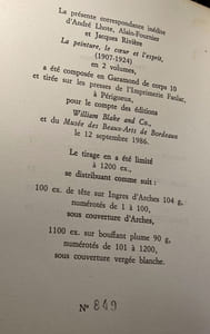 La peinture le coeur et l'esprit - Correspondance inédite (1907-1924) TOME 1