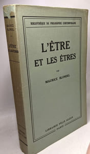 L'être et les êtres / Biblio. de philosophie contemporaine