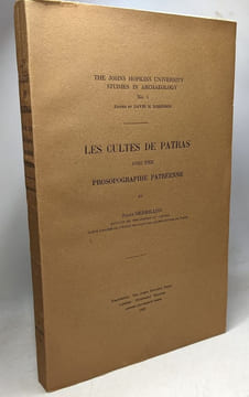 Les cultes de Patras avec une prosographie patréenne. Herbillon Jules
