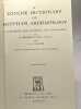 A concise dictionary of Egyptian archaeology. A handbook for students and travellers. Brodrick M. and A.A. Morton