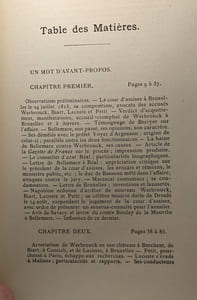 Un drame judiciaire sous l'empire français (1813-14): affaire Werbrouck et consorts. D'après des documents originaux et inédits