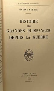 Histoire des Grandes Puissances depuis la guerre