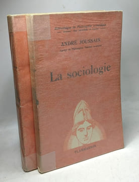 La sociologie (1945) + La loi des révolutions (1950) - 2 livres. andré joussain