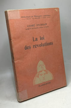 La sociologie (1945) + La loi des révolutions (1950) - 2 livres. andré joussain