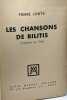 Les chansons de Bilitis. Louys Pierre