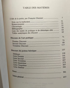 Discours de l'art poétique et du poème héroïque
