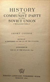 History of the communist party of the soviet union bolsheviks short course