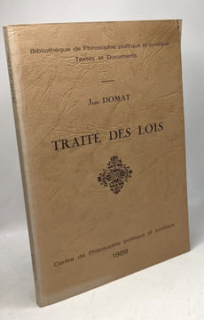 Traité des lois. Jean Domat