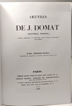Traité des lois. Jean Domat