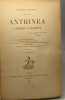 Anthinea. D'Athènes a Florence - 7e édition. Charles Maurras