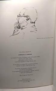 Fernando arrabal vue à travers l'objectif de Felipe Ferré - exemplaire n°327