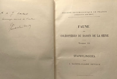 Faune des coléoptères du bassin de la Seine. Tome II. Staphylinoidea