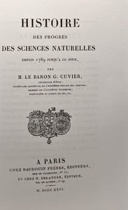 Histoire des progrès des sciences naturelles depuis 1789 jusqu'à ce jour