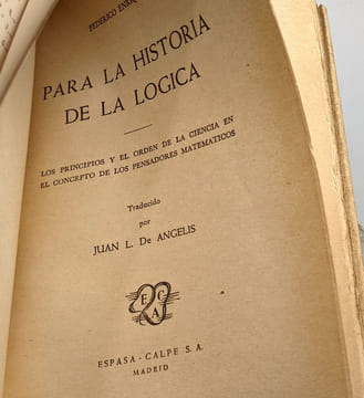 Problemas de la logica (1947) + Para la historia de la logica (1948) ---- 2 livres. Enriques