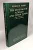 The Language of Achilles and Other Papers. Parry Adam M