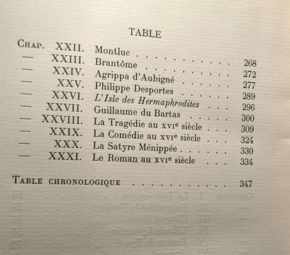 Introduction à l'histoire de la littérature française Le XVIe siècle. Edmond Jaloux