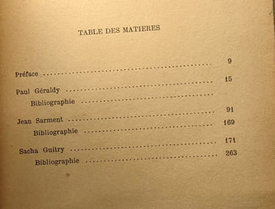 Esquisses Paul Géraldy Jean Sarment Sacha Guitry