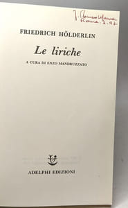 Le liriche. Testo a fronte