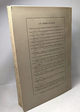 Réforme Protestante et Réforme Catholique au Diocèse de Liège. Histoire religieuse des règnes de Corneille de Berghes et de Georges d'Autriche ...