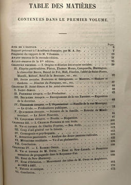 Études sur les réformateurs ou socialistes modernes --- 1/ Saint-Simon Ch. Fournier Rbert Owen + 2/Les sociétés et le socialisme Les communistes Les ...