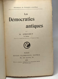 Les démocraties antiques