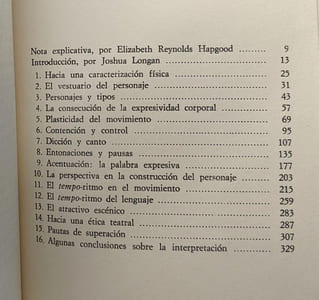 La construccion del personaje