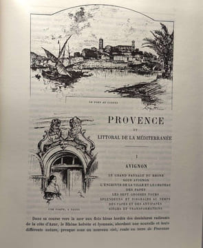 La Provence + Touraine Anjou --- La Vieille France - Texte Dessins et Lithographies. Robida Albert