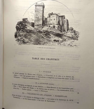La Provence + Touraine Anjou --- La Vieille France - Texte Dessins et Lithographies. Robida Albert