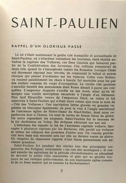 Chanal Saint-Paulien et le château de la Rochelambert. Chanal André