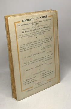 Archives du Crime - 13 Dévoyés criminels. Treich Léon
